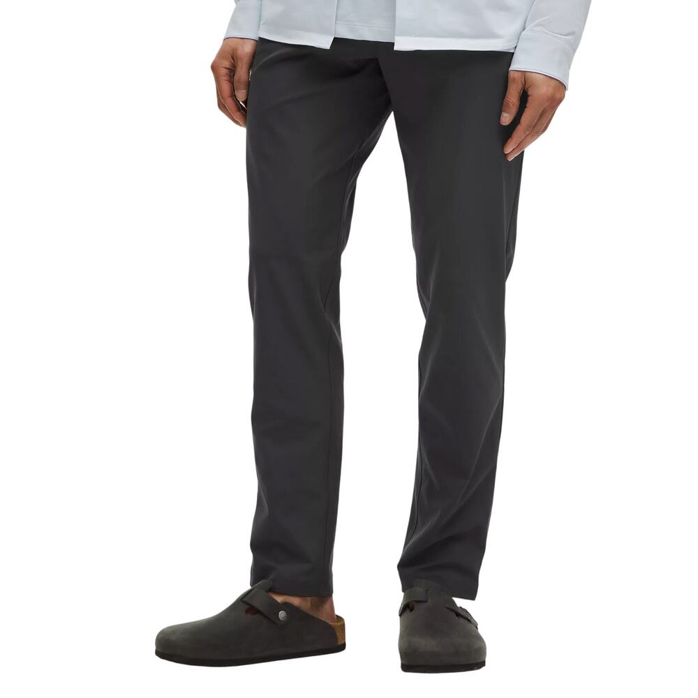 Lululemon Men’s ABC Classic Fit Pant 40 Warpstreme LM5AO1S Black Athleisure Work